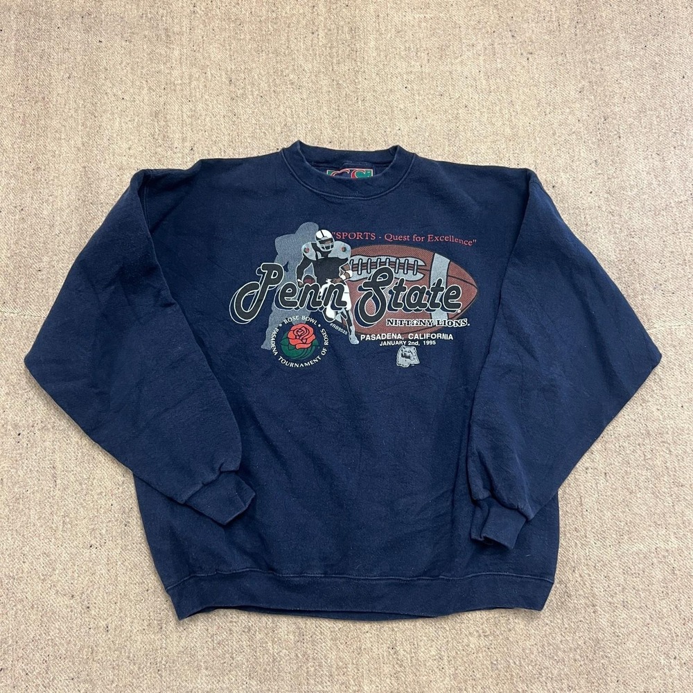 Vintage Penn State Nittany Lions Sweatshirt Mens XL Blue 1990s‎ NCAA